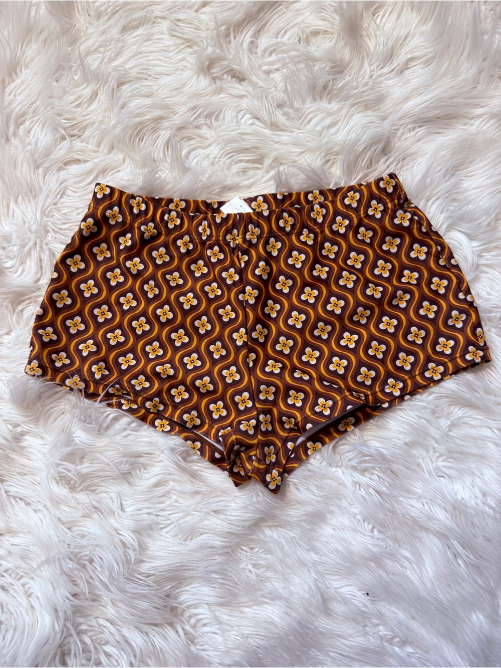 Retro cider swim shorts
